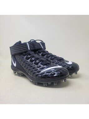 Size 11.5 Nike Force Savage Pro 2 Football Cleats Black AH4000-002